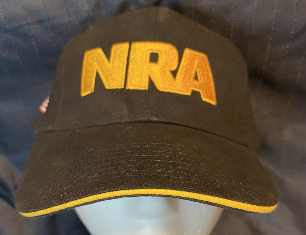 NRA Embroidered Cap Hat Baseball Cap Adjustable With Flag